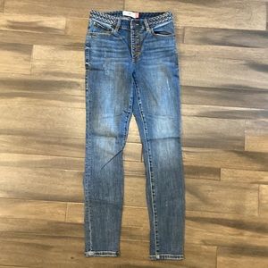 Cabi size 2 button fly skinny